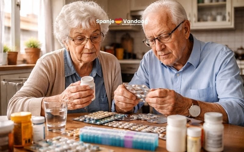 Steeds meer Spaanse ouderen slikken vijf of meer medicijnen per dag
