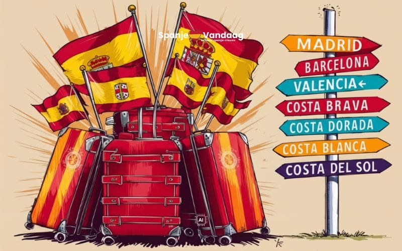Spanje verbreekt toeristisch record met 91,5 miljoen buitenlandse bezoekers tot en met november