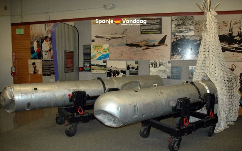 Zestig jaar geleden vielen vier Amerikaanse kernbommen per ongeluk op Spanje