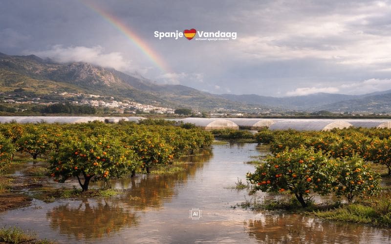 Het zuiden van Spanje kreeg vorig jaar meer regen dan Nederland