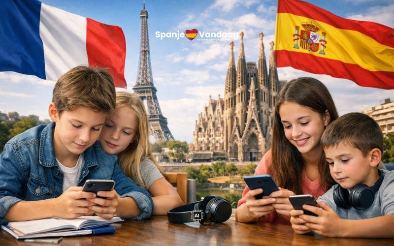 Frankrijk verbiedt sociale media onder 15 jaar, maar hoe zit dat eigenlijk in Spanje?