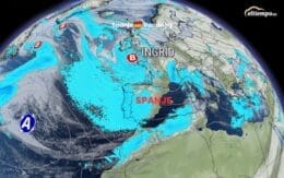 Storm Ingrid brengt extreem winterweer naar Spanje