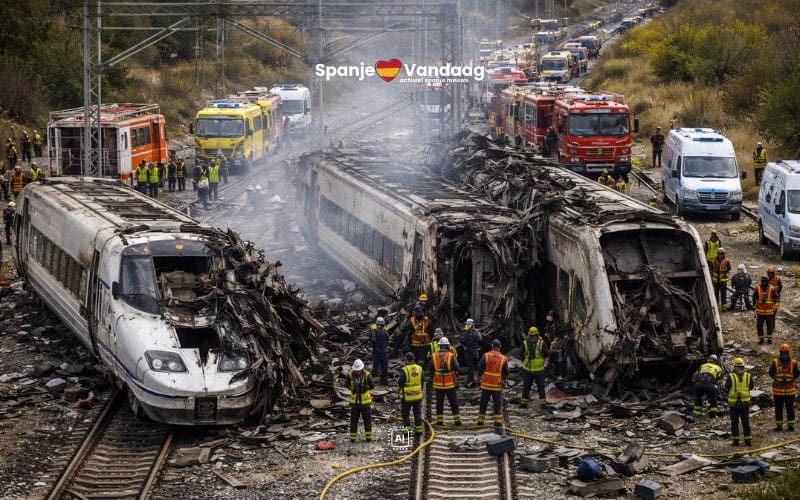 De ergste treinrampen in Spanje met 150 dodelijke slachtoffers deze eeuw