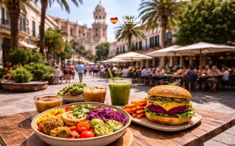 Málaga is een van de beste Spaanse steden voor vegan eten