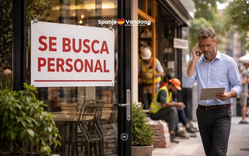 De helft van de Spaanse bedrijven vindt geen personeel