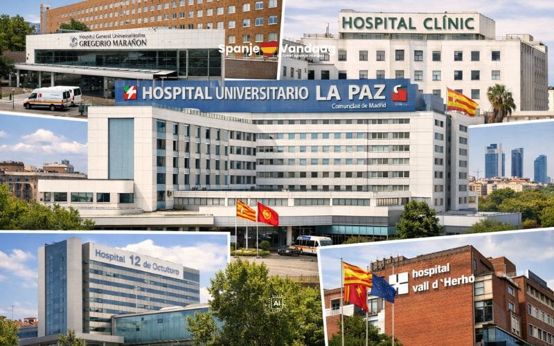 Dit zijn de beste openbare ziekenhuizen van Spanje in 2025