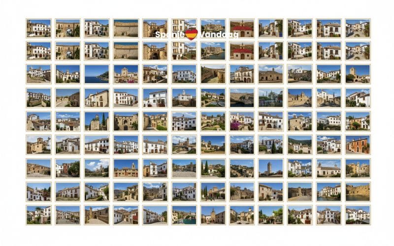 De volledige lijst van 100 ‘niet te missen’ mooiste dorpen van Spanje