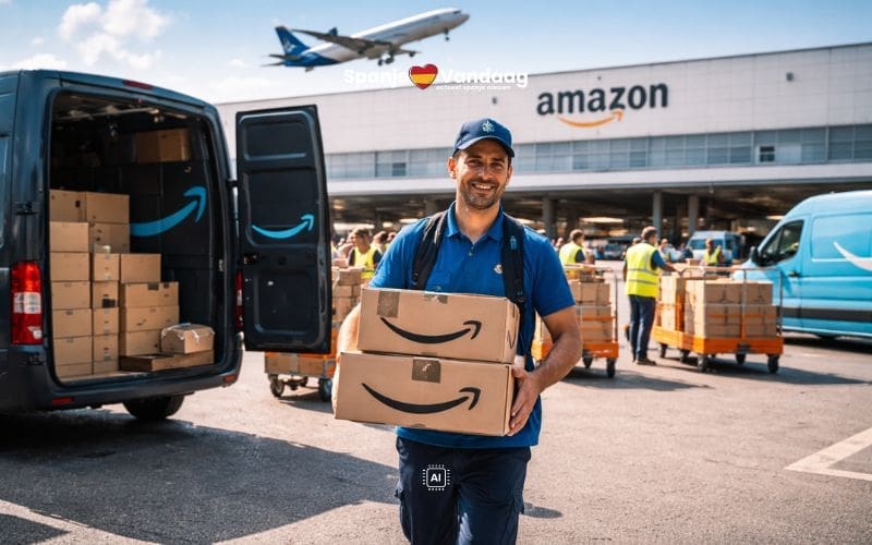 Amazon breekt record met 190 miljoen snelle leveringen in Spanje