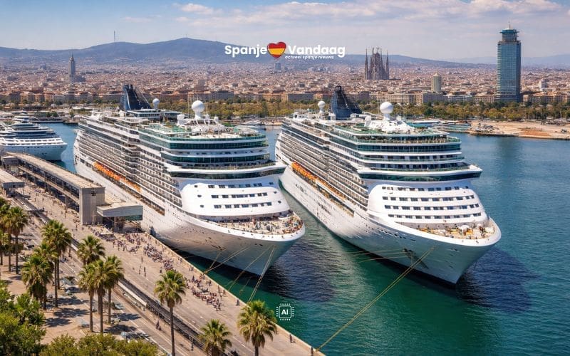 Recordjaar voor cruises in Spanje met meer dan 14 miljoen passagiers in 2025