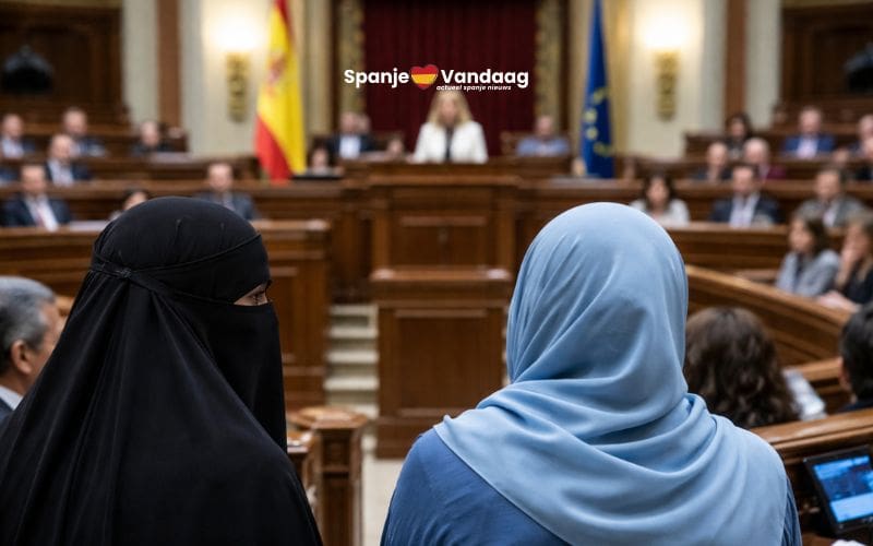 Spaanse Congres wijst boerkaverbod-voorstel af