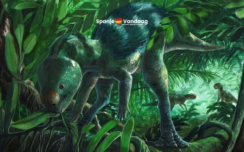 Piepkleine dinosaurus zo groot als een kip ontdekt in Spanje