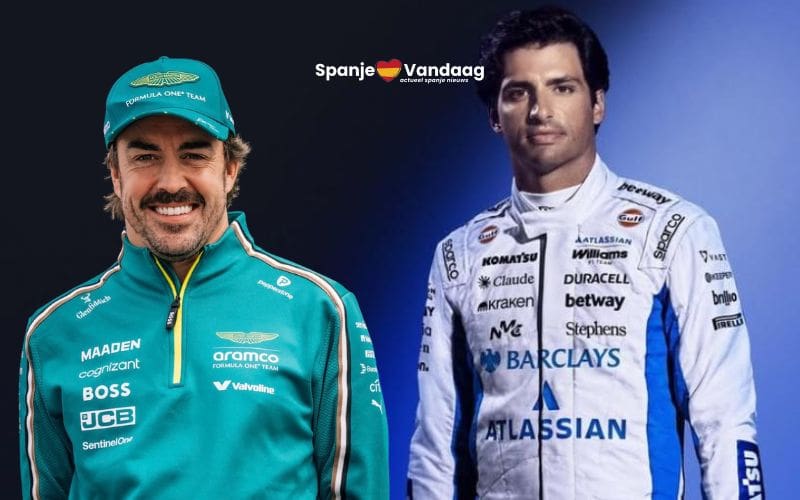 Twee Spaanse coureurs tijdens de Formule 1 in 2026