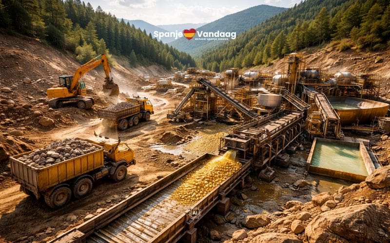 Hoge goudprijs zorgt voor nieuwe goudkoorts in Spanje