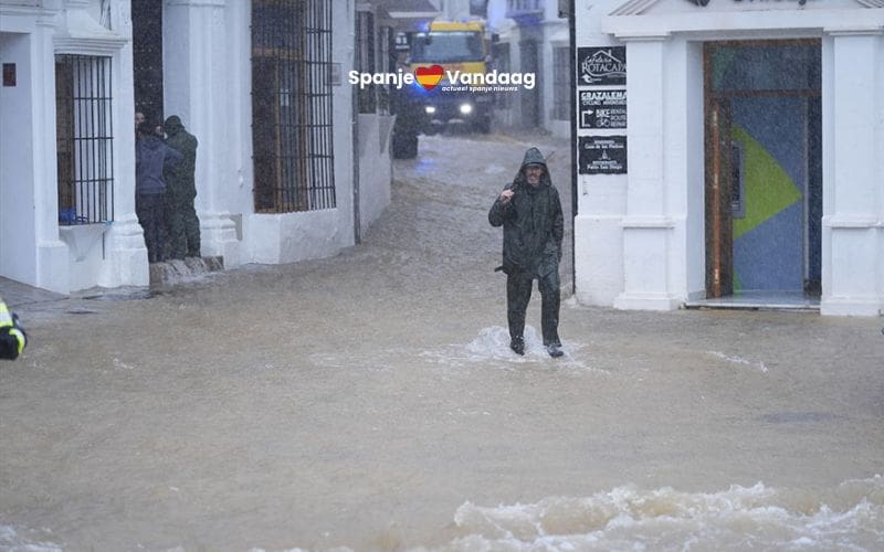 Storm Leonardo dwingt meer dan 7.000 mensen in Andalusië tot evacuatie