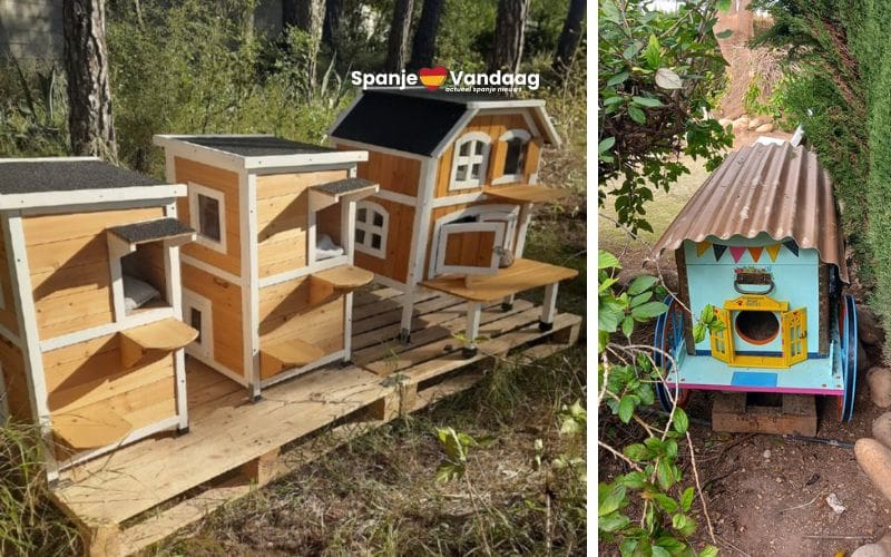 Altea plaatst nieuwe kattenhuisjes dankzij opbrengst benefietconcert