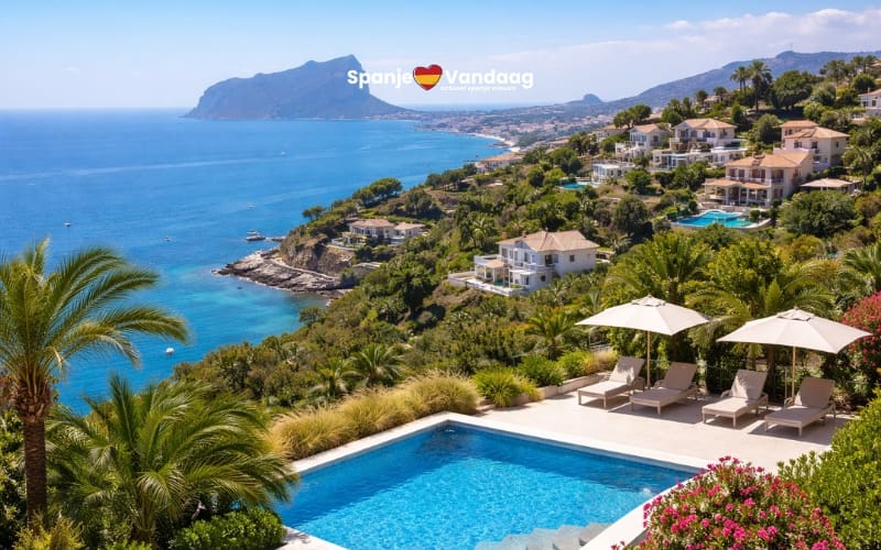 Vier plaatsen in Marina Alta behoren tot de duurste van Spanje, met huizen rond de miljoen