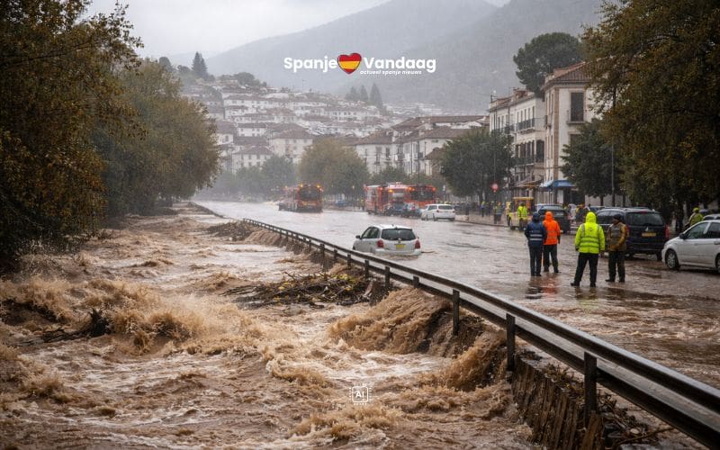 Meer overstromingen verwacht door nieuwe storm en verzadigde grond in Spanje