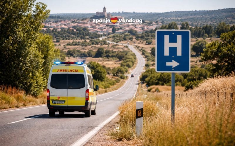 Voor bijna 800.000 Spanjaarden is het ziekenhuis meer dan een uur rijden