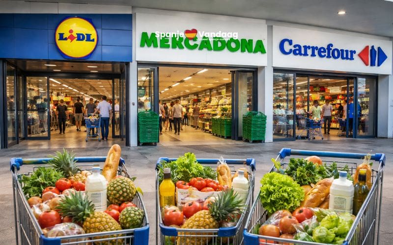Lidl verslaat Mercadona en Carrefour in prijsvergelijking Spaanse supermarkten