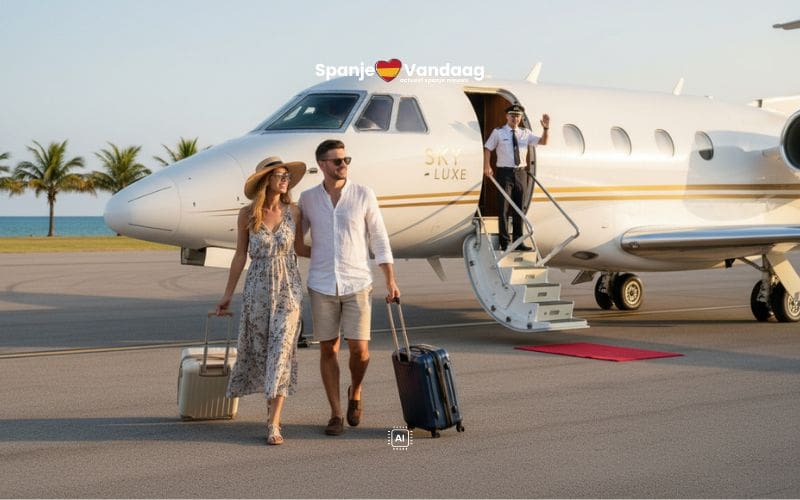 Wat zou het kosten om een privévliegtuig te huren om naar Spanje te vliegen?