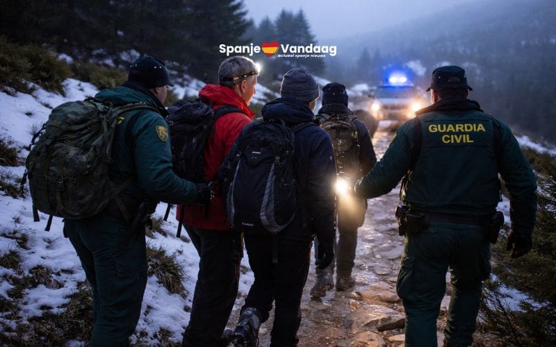 Twee verdwaalde Belgische wandelaars gered in bergen bij Segovia