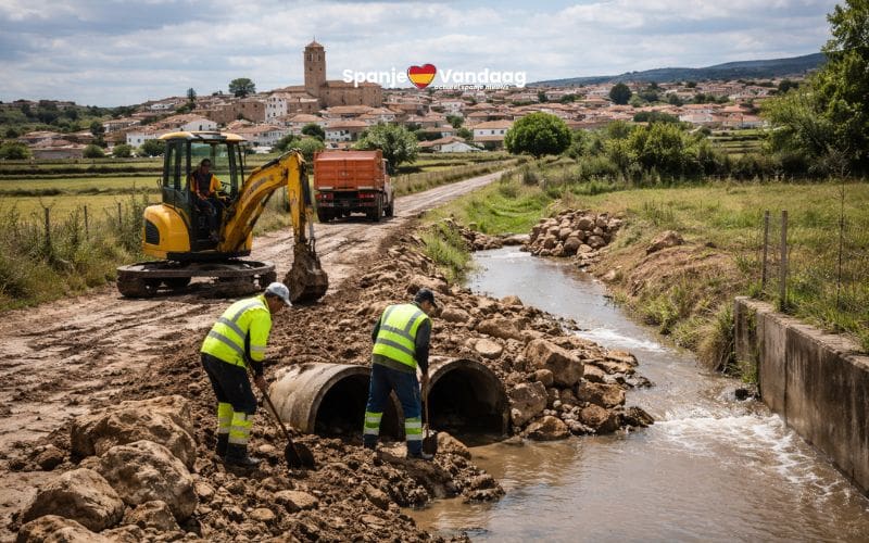 Regering wil schade door stormen op het platteland in Spanje herstellen
