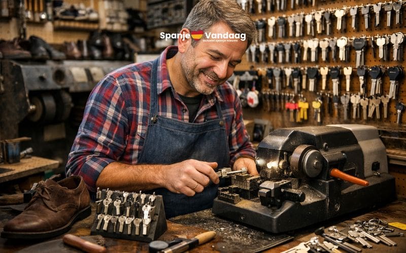 Dit is de simpele reden waarom schoenmakers in Spanje ook sleutels bijmaken