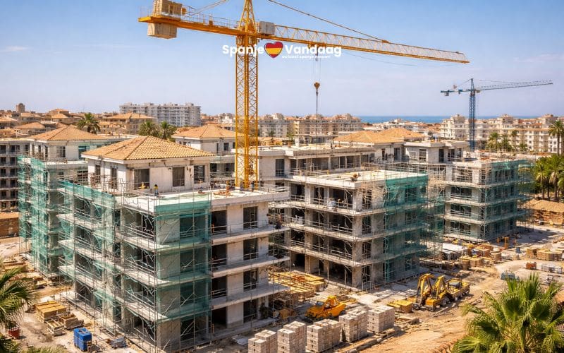 Spaanse regering trekt 23 miljard euro uit voor bouw van 15.000 woningen per jaar