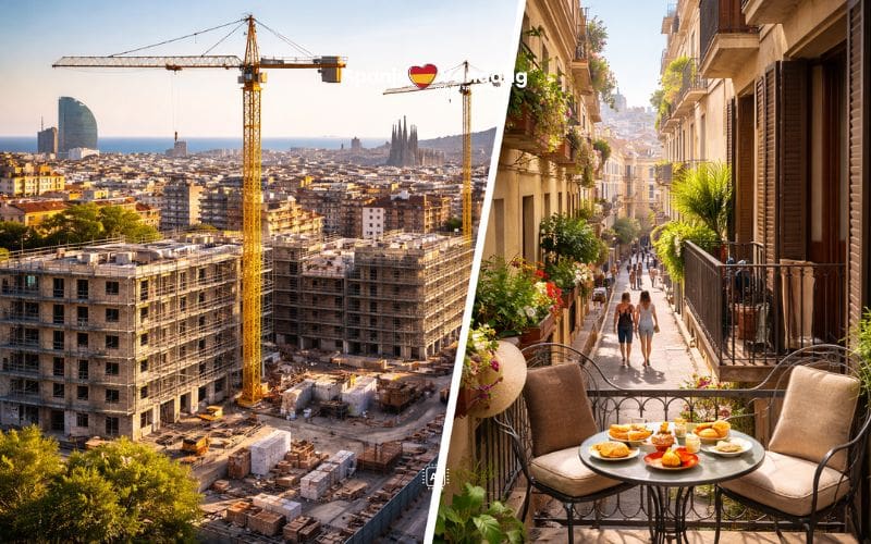 Woningcrisis in Spanje komt door te weinig nieuwbouw en niet door toeristische verhuur