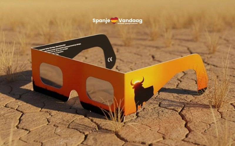 Met deze speciale brillen kun je de zonsverduistering in Spanje veilig bekijken