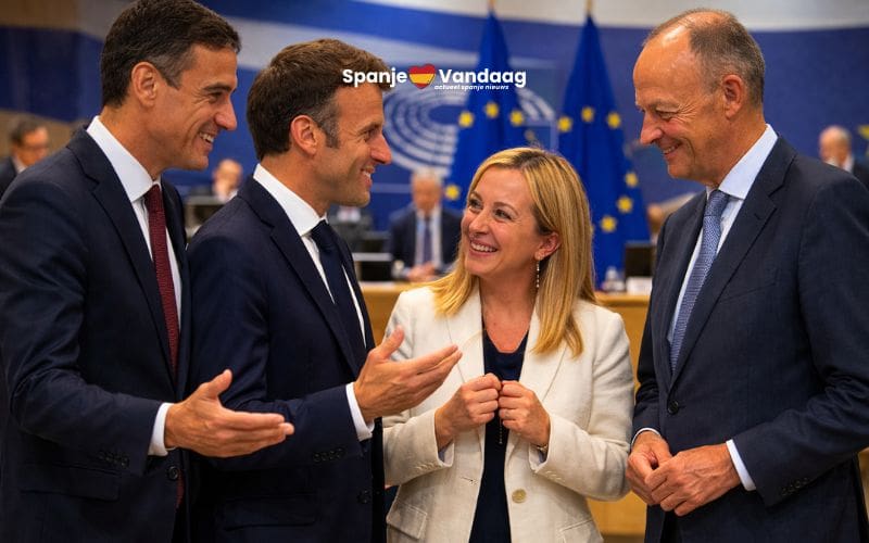 Macron, Meloni en Merz volgen het pad dat de Spaanse premier Sánchez eerder insloeg