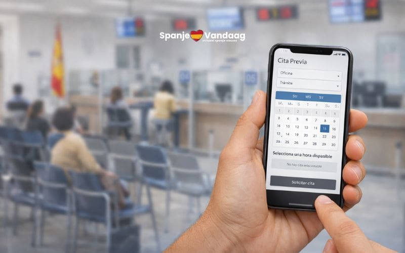 Afspraak bij Spaanse overheid vaak onmogelijk en treft vooral kwetsbaren