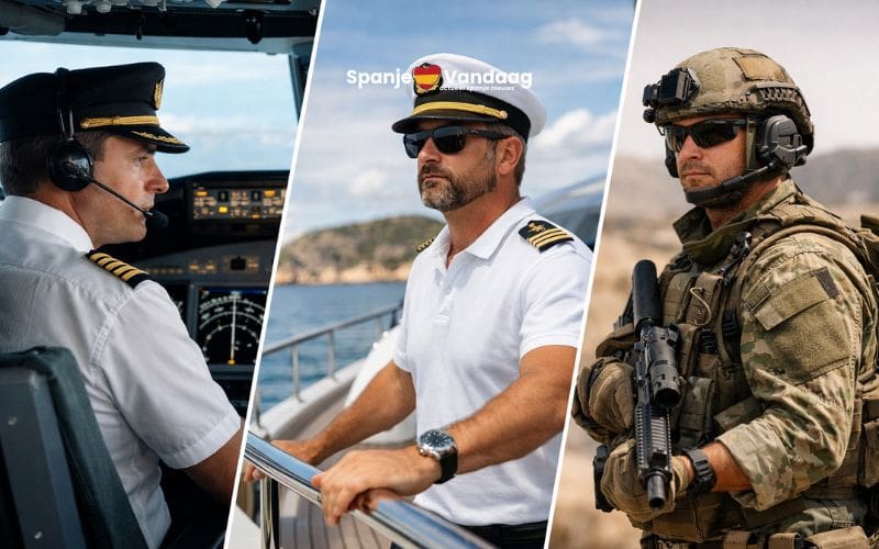 Spaanse rechter zet streep door belastingtruc van piloten, jachtkapiteins en militairen