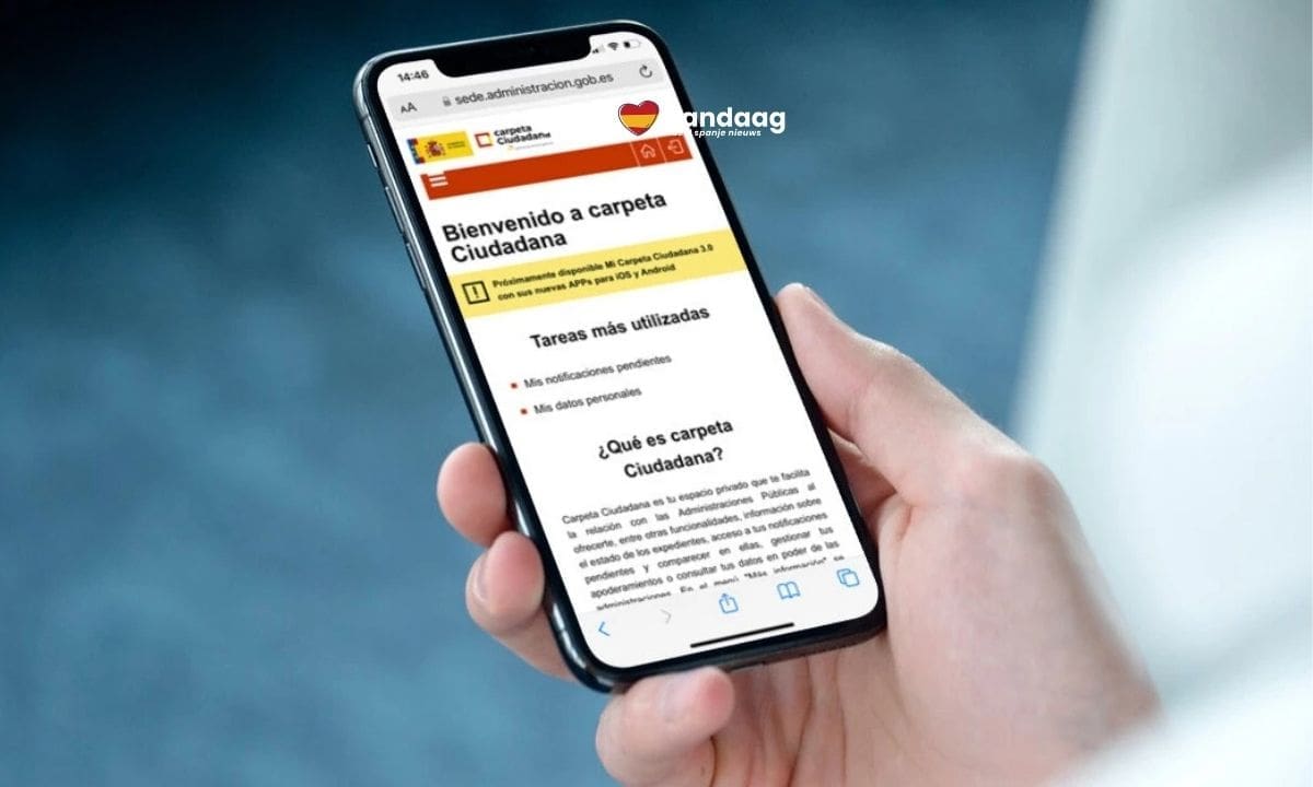 SpanjeVideo: uitleg digitale Carpeta Ciudadana in Spanje