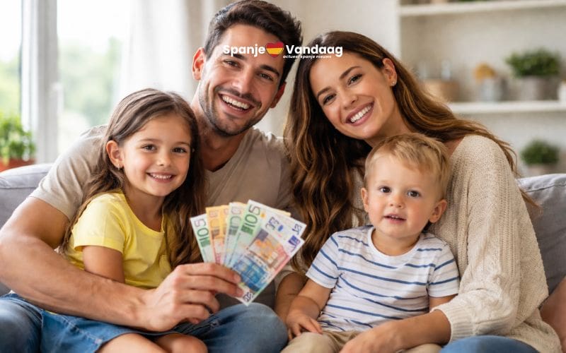 Plannen voor nieuwe steun van 2.400 euro per kind voor gezinnen in Spanje