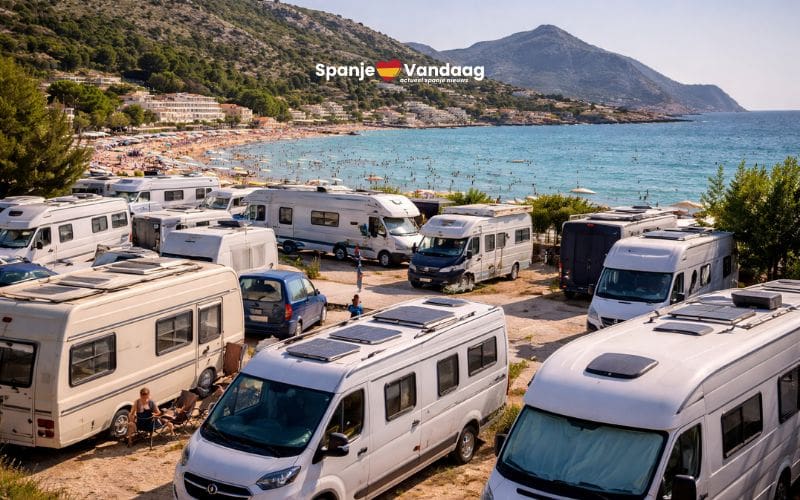 De keerzijde van reizen met campers en caravans in Spanje
