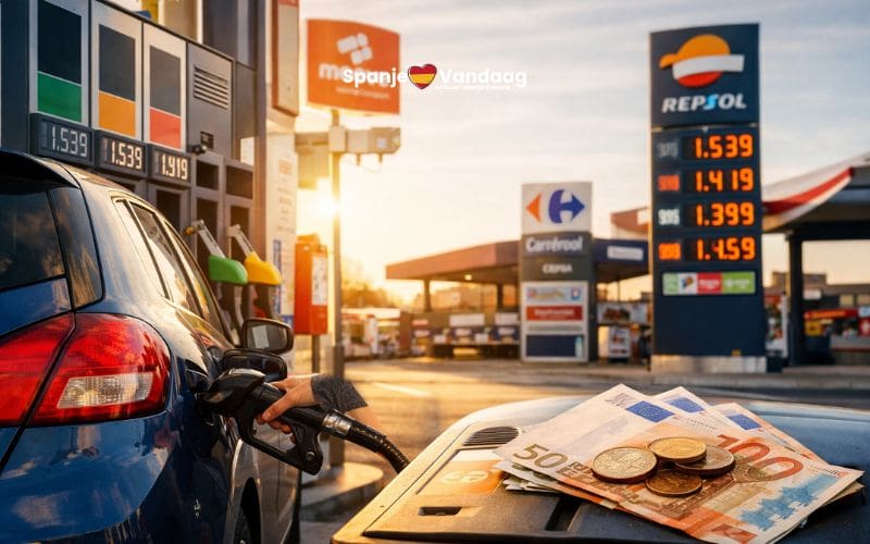 Tanken in Spanje met flinke korting tot 67 cent per liter door acties bij tankstations