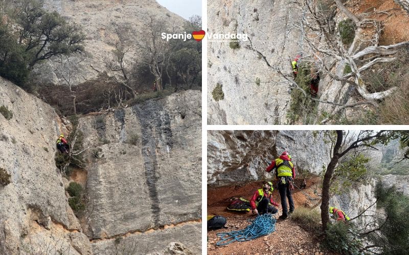 Man overleeft val bij ravijn in Tarragona dankzij takken van boom