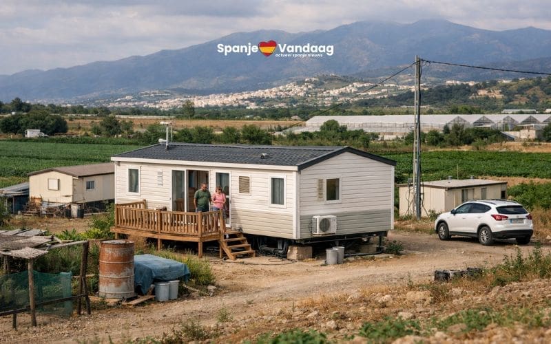 Justitie in Málaga onderzoekt massale plaatsing van illegale mobiele woningen