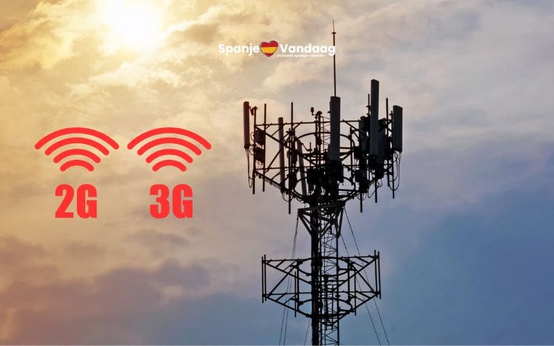 Spanje stopt met 2G en 3G, waardoor sommige apparaten niet meer werken
