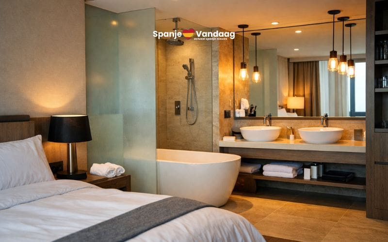 Steeds meer hotelgasten in Spanje zeggen nee tegen badkamers zonder deur