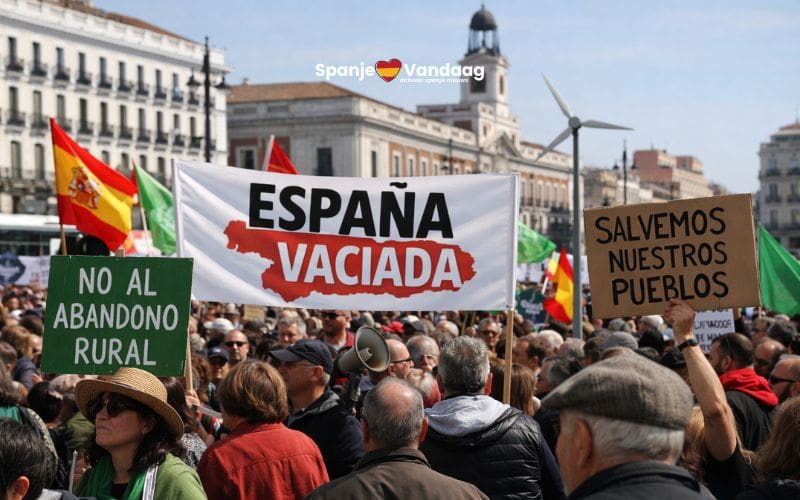 Protesten op 31 maart tegen verwaarlozing dunbevolkte regio’s in Spanje