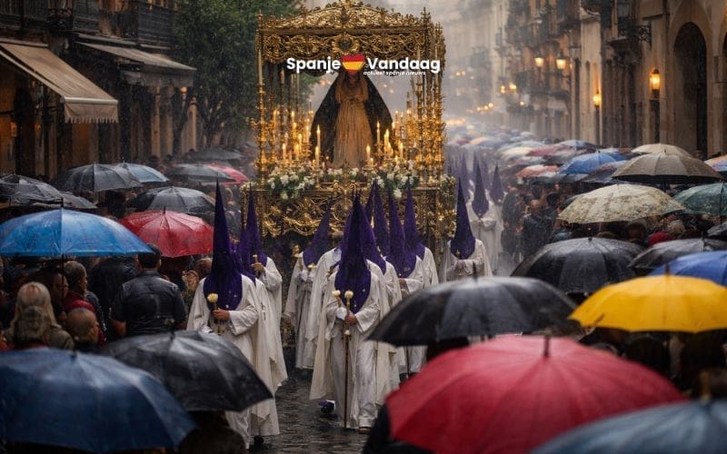 Regen lijkt moeilijk te vermijden tijdens Semana Santa 2026 volgens eerste weersverwachtingen