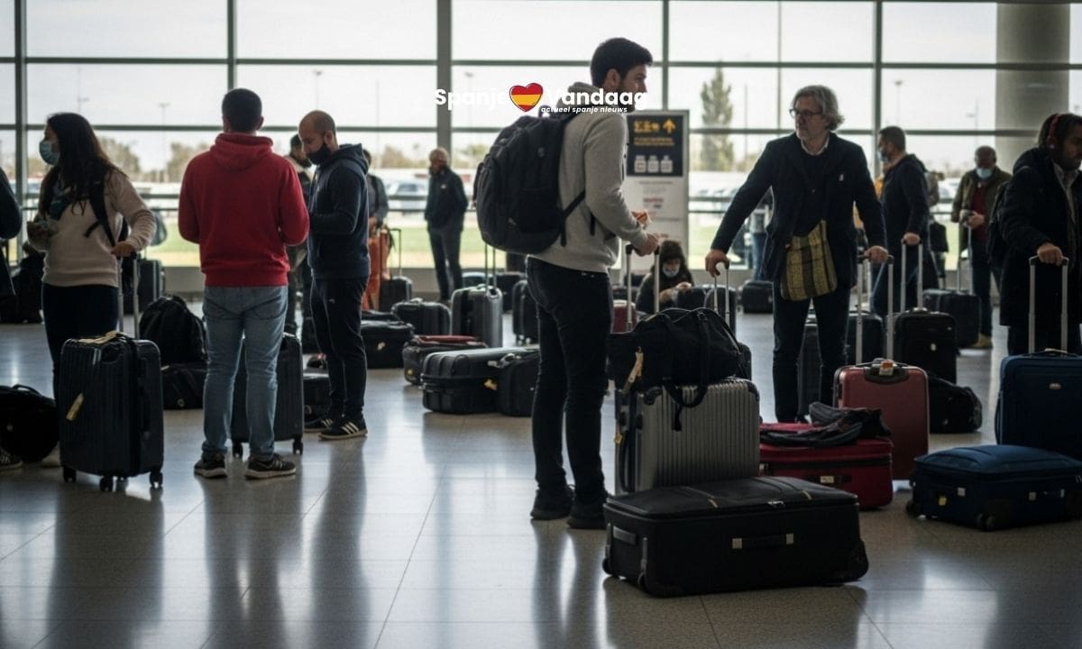 Meerdere vluchten vertrekken zonder bagage door staking op Spaanse luchthavens