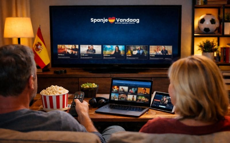 Spanjaarden kijken minder naar traditionele televisie