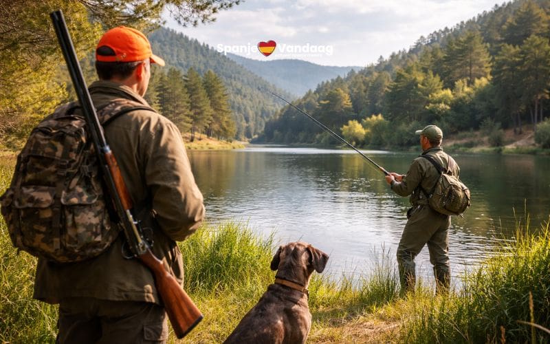 Eén vergunning voor jagen en vissen in tien Spaanse regio’s