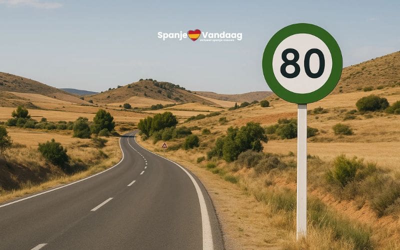 Gaan we in Spanje ook verkeersborden met een groene rand zien en wat betekenen deze?