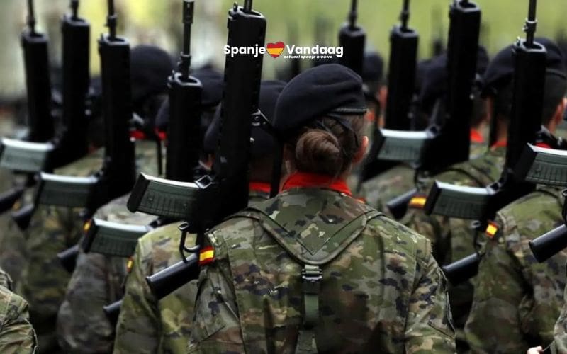 Steeds meer vrouwen in het Spaanse leger, behalve bij de generaals