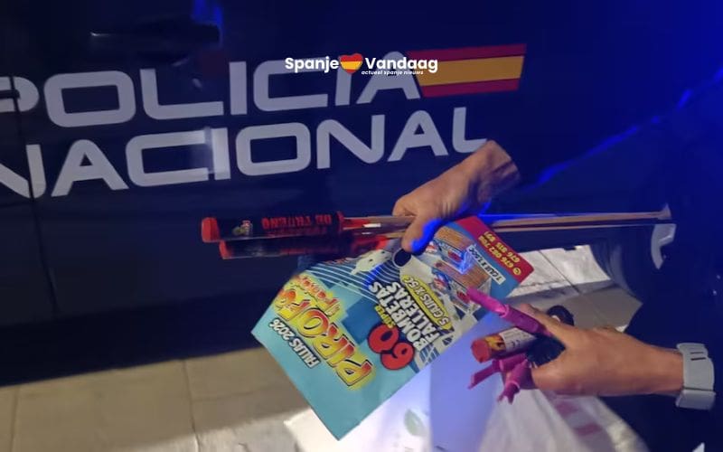 Politie heeft op Nederlandse toeristen met extreem vuurwerk gejaagd tijdens de Fallas-feesten in Valencia