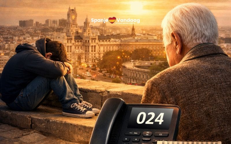 Zelfdoding in Spanje daalt licht, maar zorgen over jongeren en 85-plussers